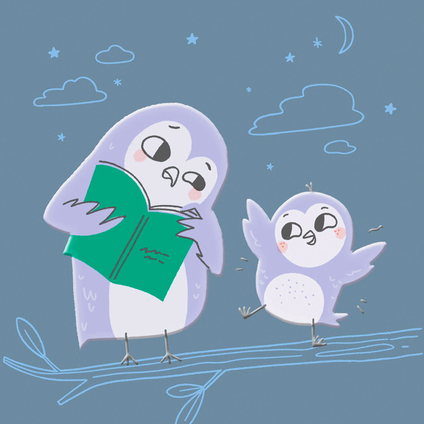 Owls Parenthood Support Encouragement Card Card Front Detail image number 4