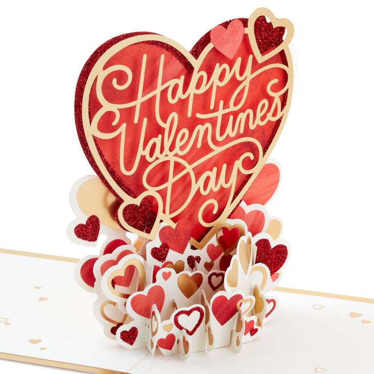 Happy Heart Day Pop-Up Valentine's Day Card