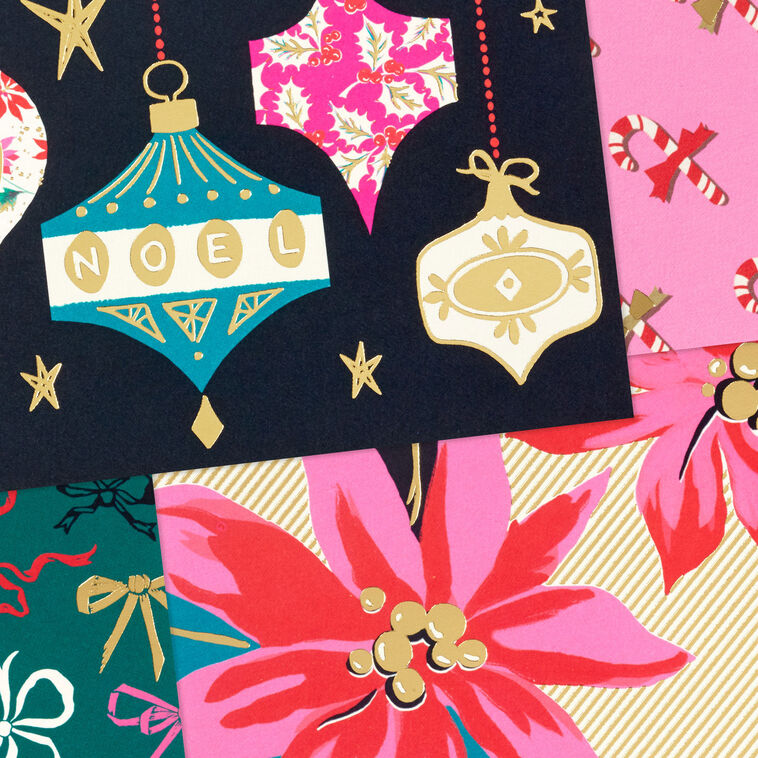 Lacey Holiday Blank Christmas Cards Assortment upclose view image number 6