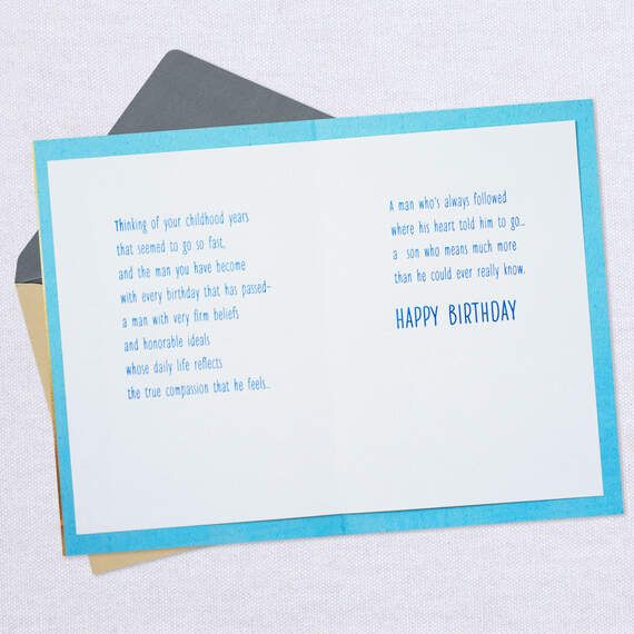 You Follow Your Heart Birthday Card for Son, , large image number 4