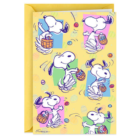 Peanuts® Snoopy Easter Beagle Easter Card, , large
