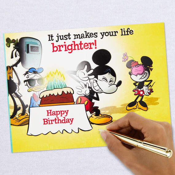Disney Mickey Mouse and Gang Funny Bright Birthday Card, , large image number 6