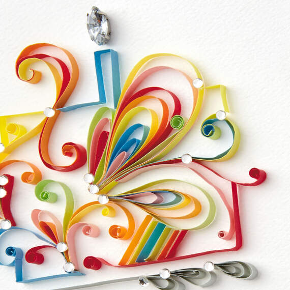 Quilled Cake Birthday Card, , large image number 4