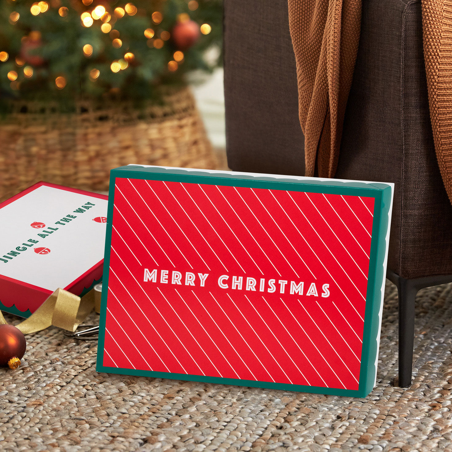 Jingle All the Way 3-Pack Assortment Large Christmas Gift Box Bundle, , large image number 2