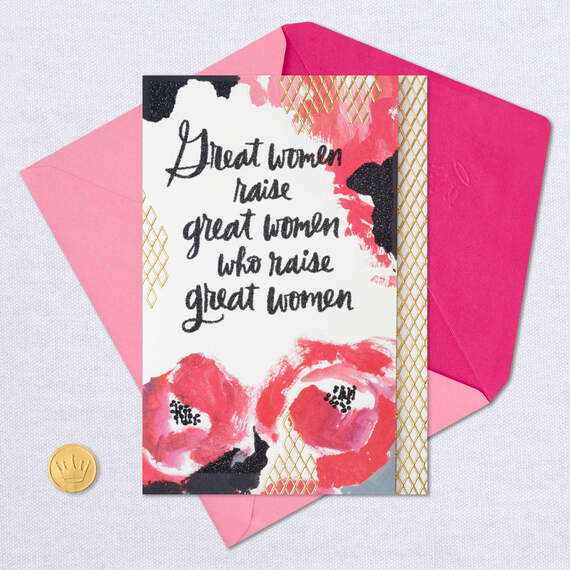 Great Women Raise Great Women Mother's Day Card for Grandma, , large image number 6
