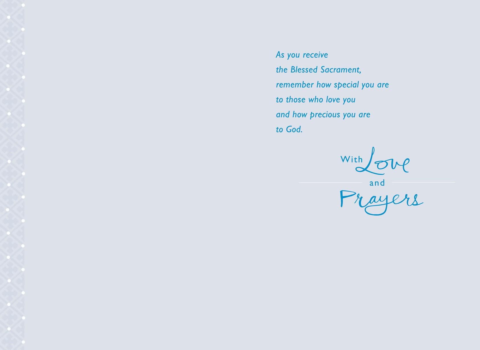 A Wonderful Son First Communion Card