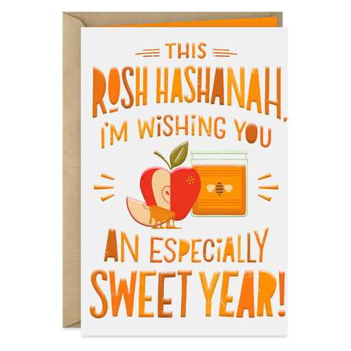 A Super Sweet Year Funny Rosh Hashanah Card, 