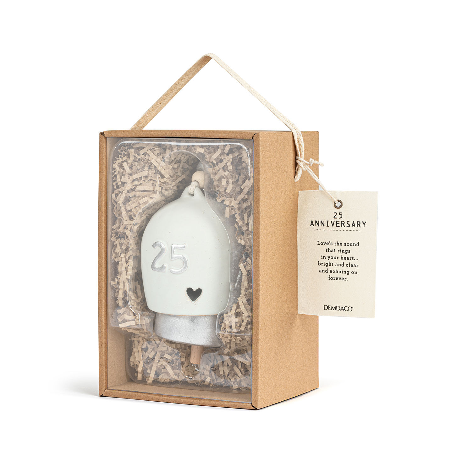 Demdaco Inspired 25th Anniversary Hanging Bell for only USD 31.99 | Hallmark