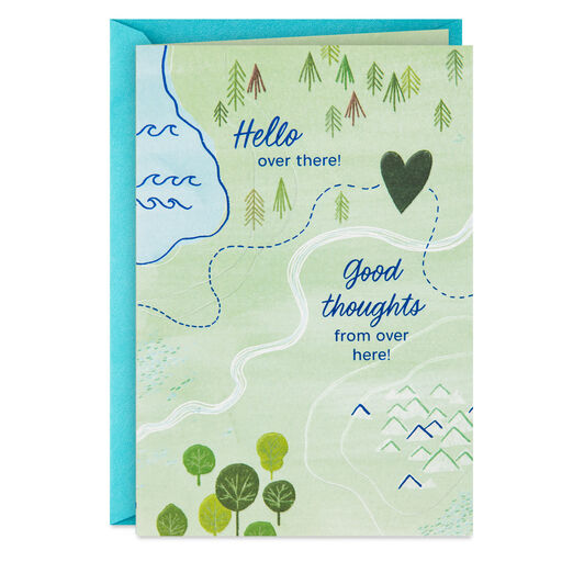 Hello Over There Military Miss You Card, 