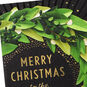 Holiday Wreath Romantic Christmas Card for Him Card Front Detail image number 4