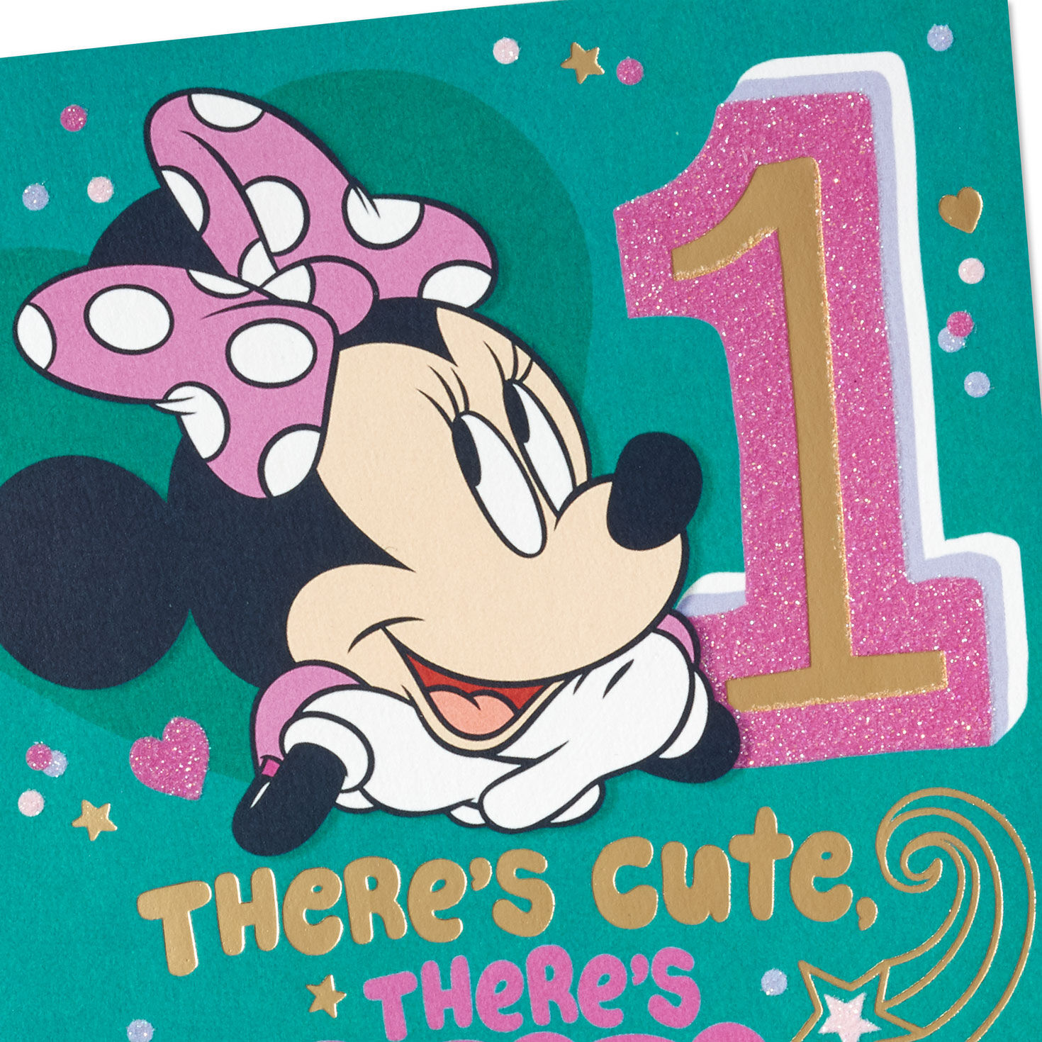 Disney Minnie Mouse Super Cute First Birthday Card for only USD 5.99 | Hallmark
