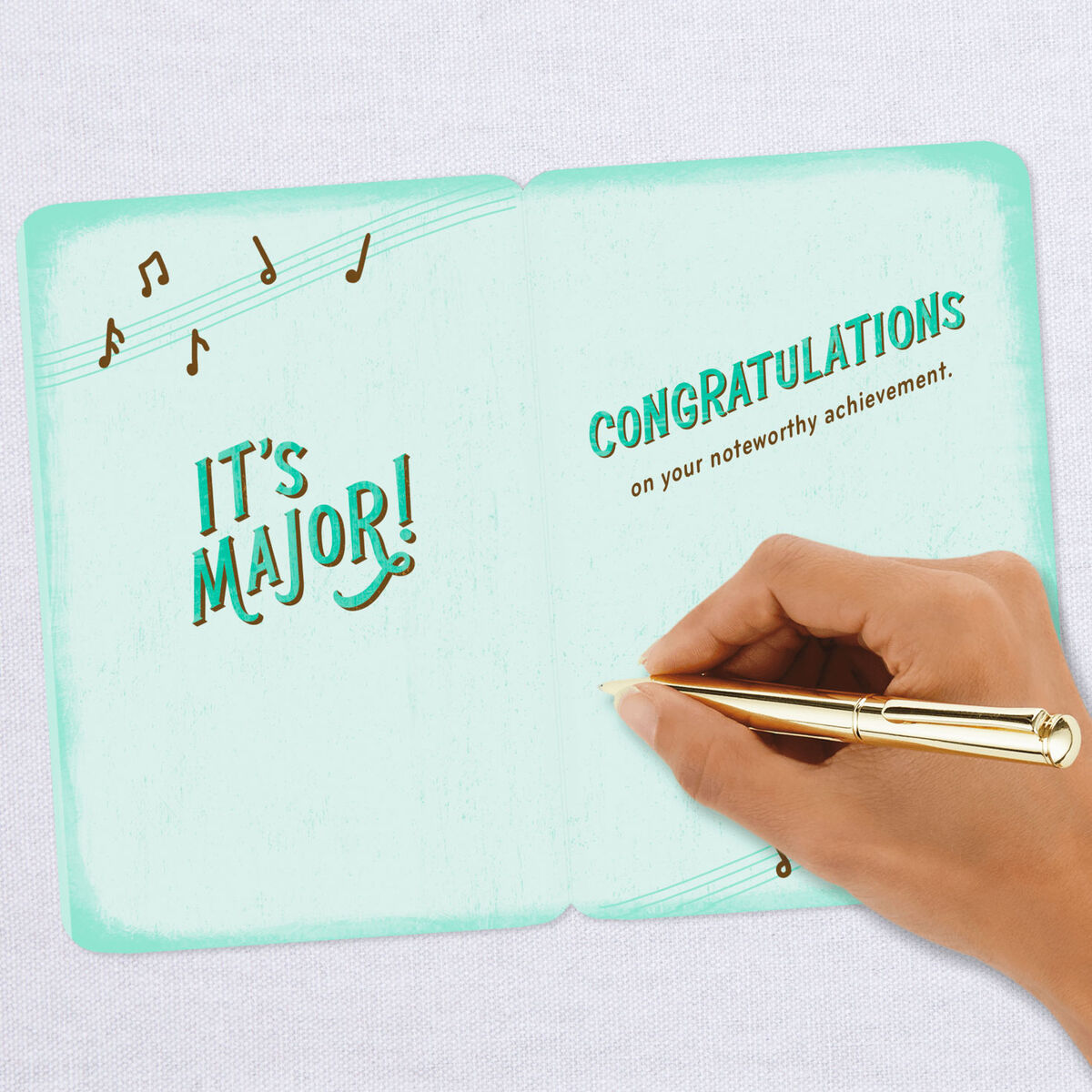 A Noteworthy Achievement Congratulations Card - Greeting Cards - Hallmark