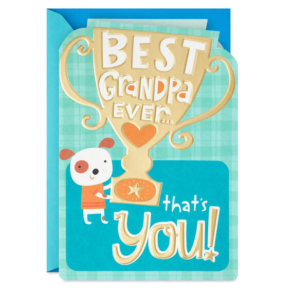 You're the Best Grandpa Ever Birthday Card, , large image number 1