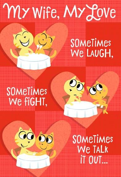 My Wife, My Love Valentine's Day Card