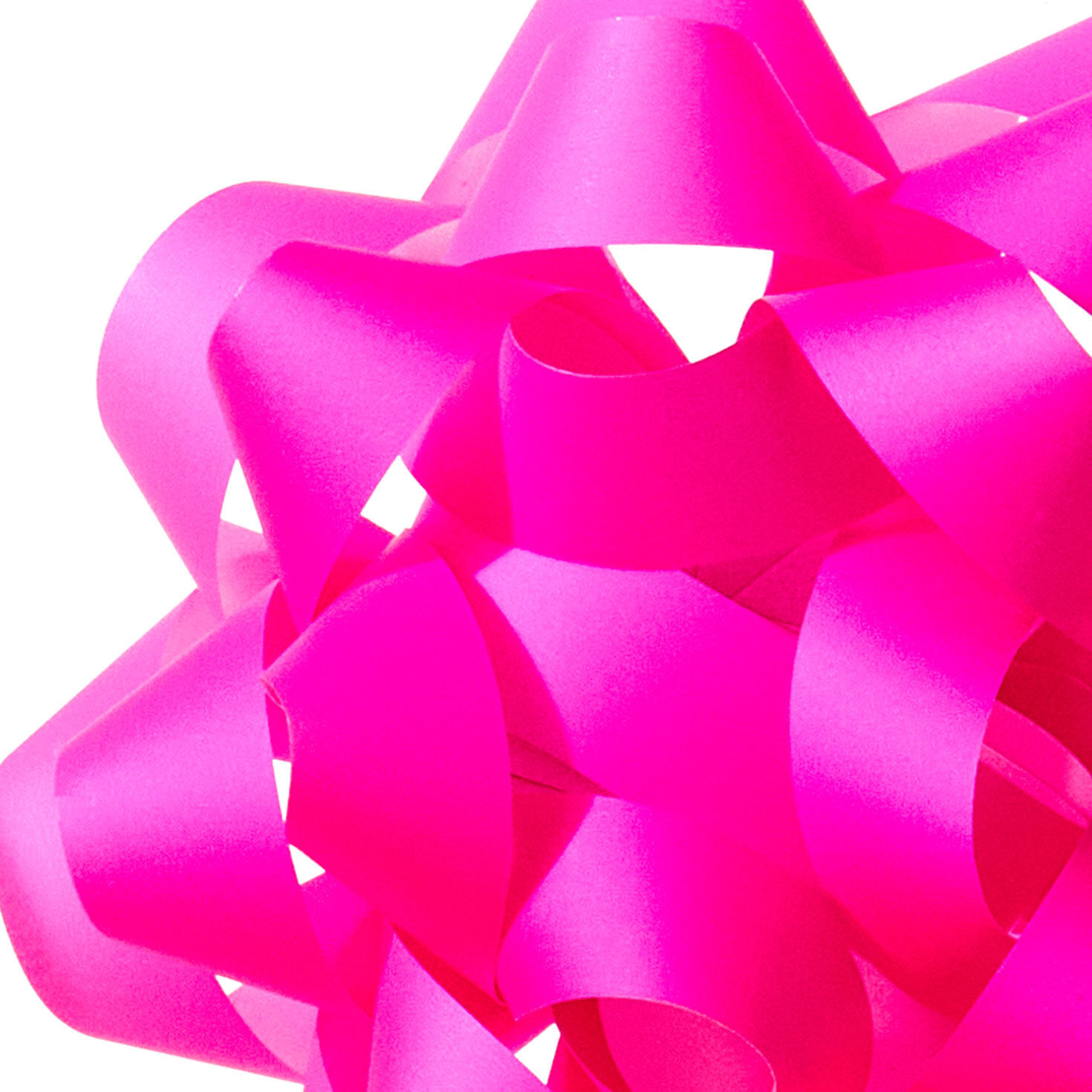 Neon Gift Bows With Matching Ribbons Kit upclose view image number 4
