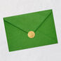 Peppermint Stripe Christmas Birthday Card Envelope Back with Seal image number 7