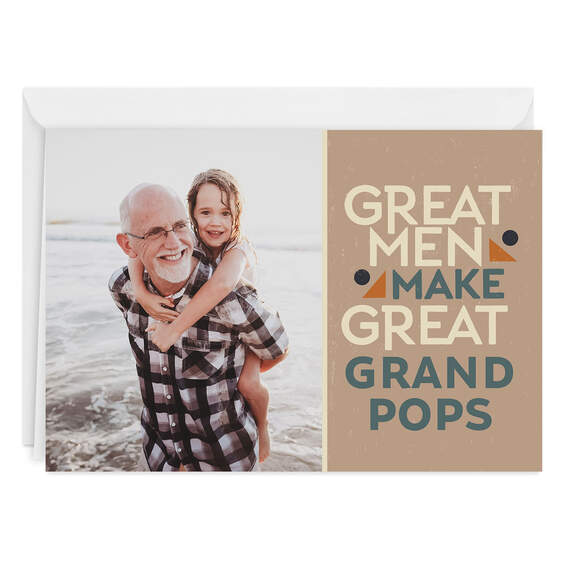 Personalized Great Men Photo Card