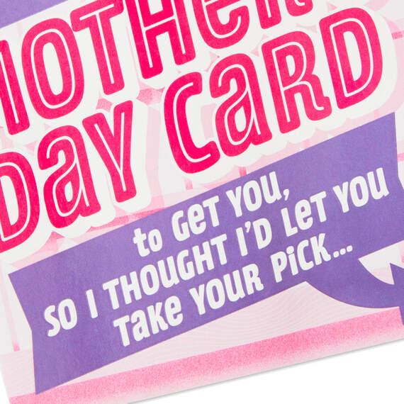 Take Your Pick Funny Mother's Day Card for Mom With Mini Cards, , large image number 7