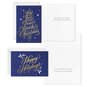 Gold Foil on Navy Boxed Christmas Cards Assortment, Pack of 72, , large image number 4