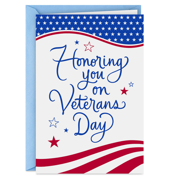 Honoring You Veterans Day Card