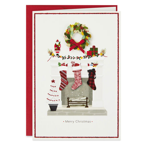 The Stockings Were Hung Boxed Christmas Cards, Pack of 12, 