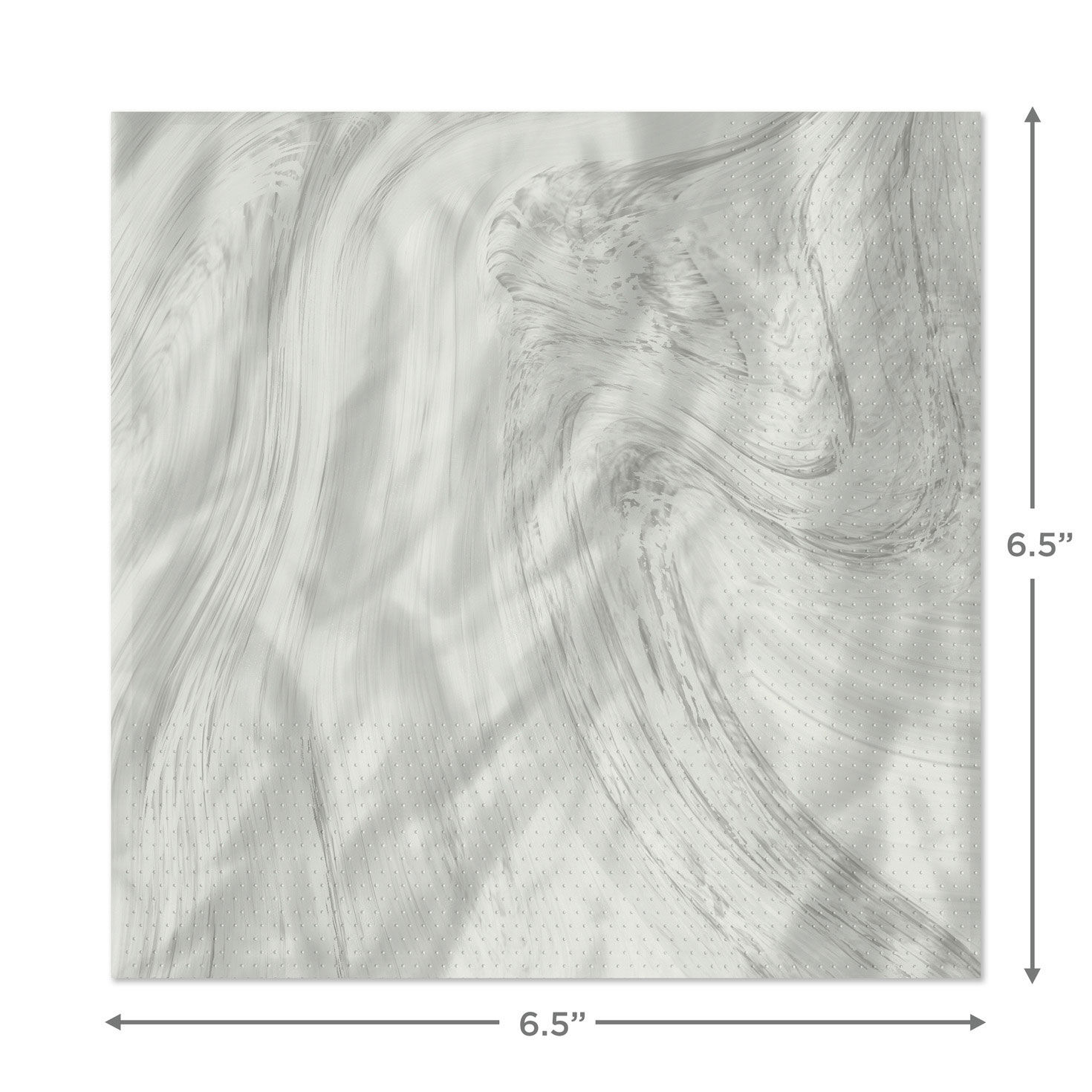 Gray and White Marbled Dinner Napkins, Set of 16 for only USD 4.99 | Hallmark