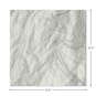 Gray and White Marbled Dinner Napkins, Set of 16, , large image number 2
