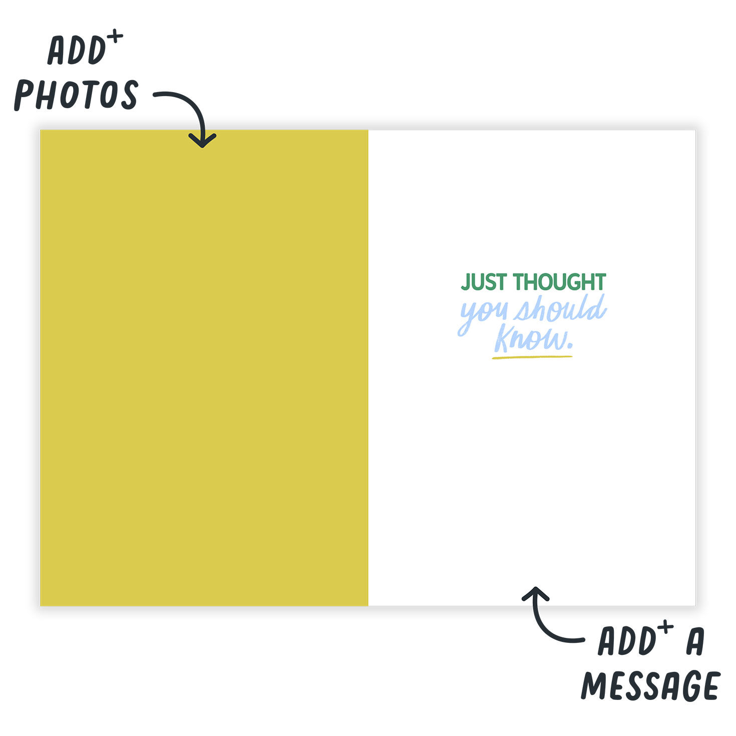 You're Freaking Incredible Personalized Card Open Card indicating personalization image number 3