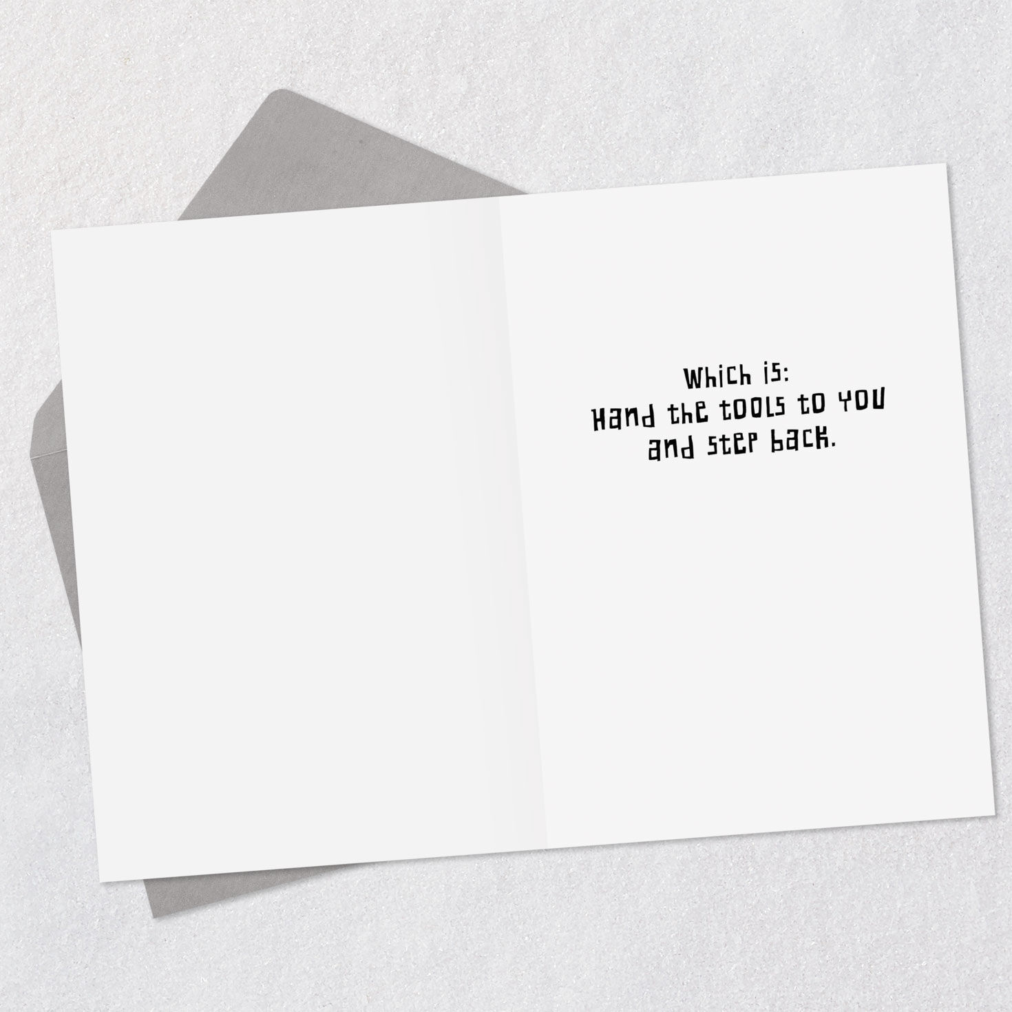 Hand Tools Rules Funny Father's Day Card for only USD 3.99 | Hallmark