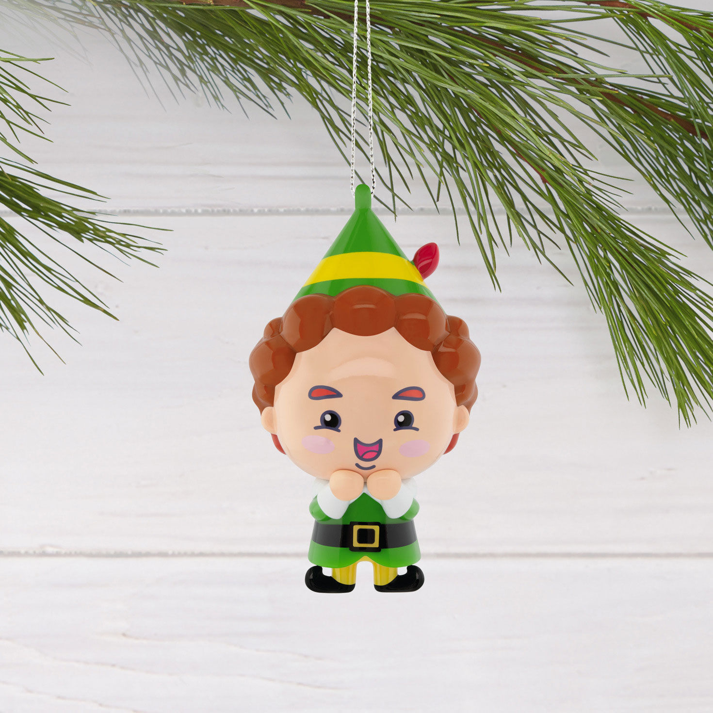 Buddy the Elf Christmas Ornament hanging on tree image number 2