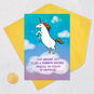 Nonexistent Rainbow Unicorn Funny Birthday Card, , large image number 5