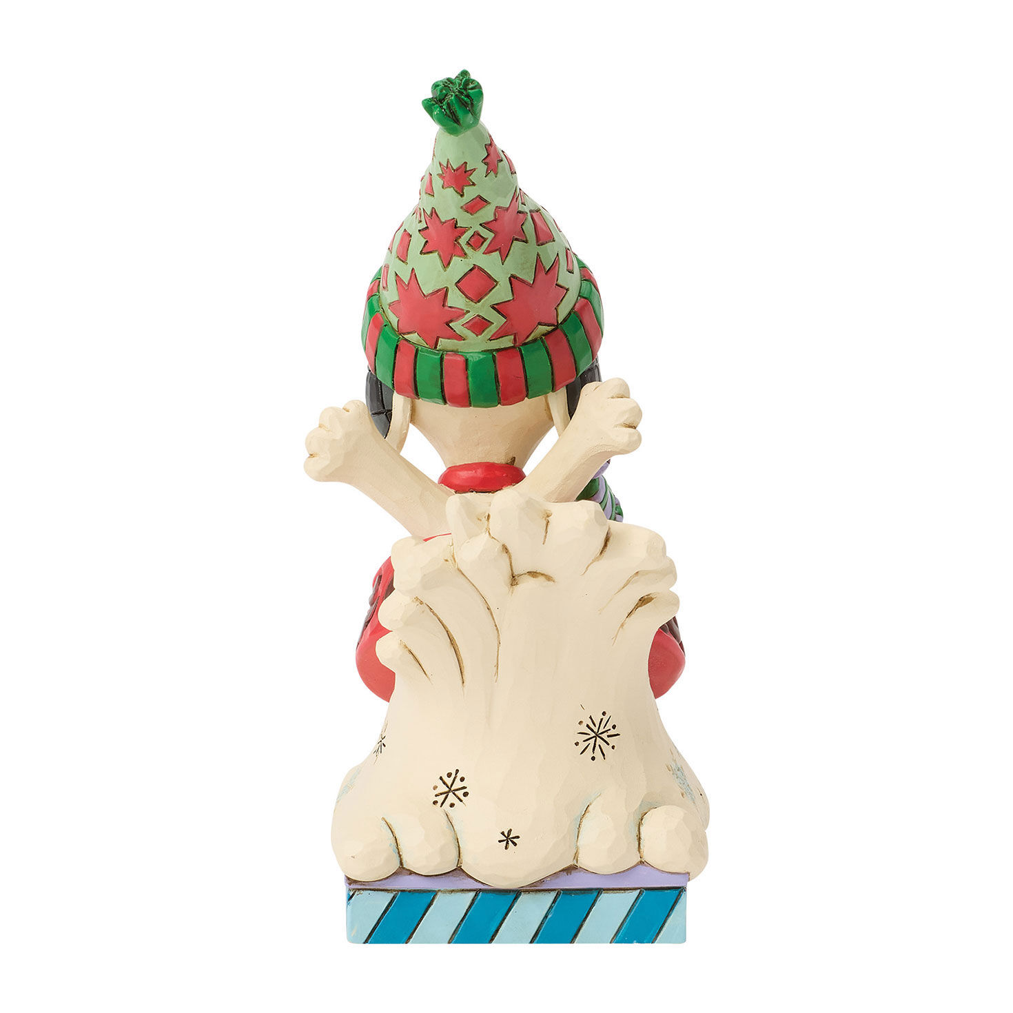 Jim Shore Snoopy and Woodstock Dog Bowl Sled Statue side image number 4