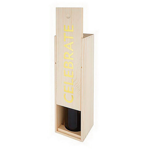 Celebrate Wood Wine Box, 