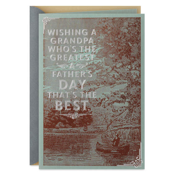 You're the Greatest Father's Day Card for Grandpa