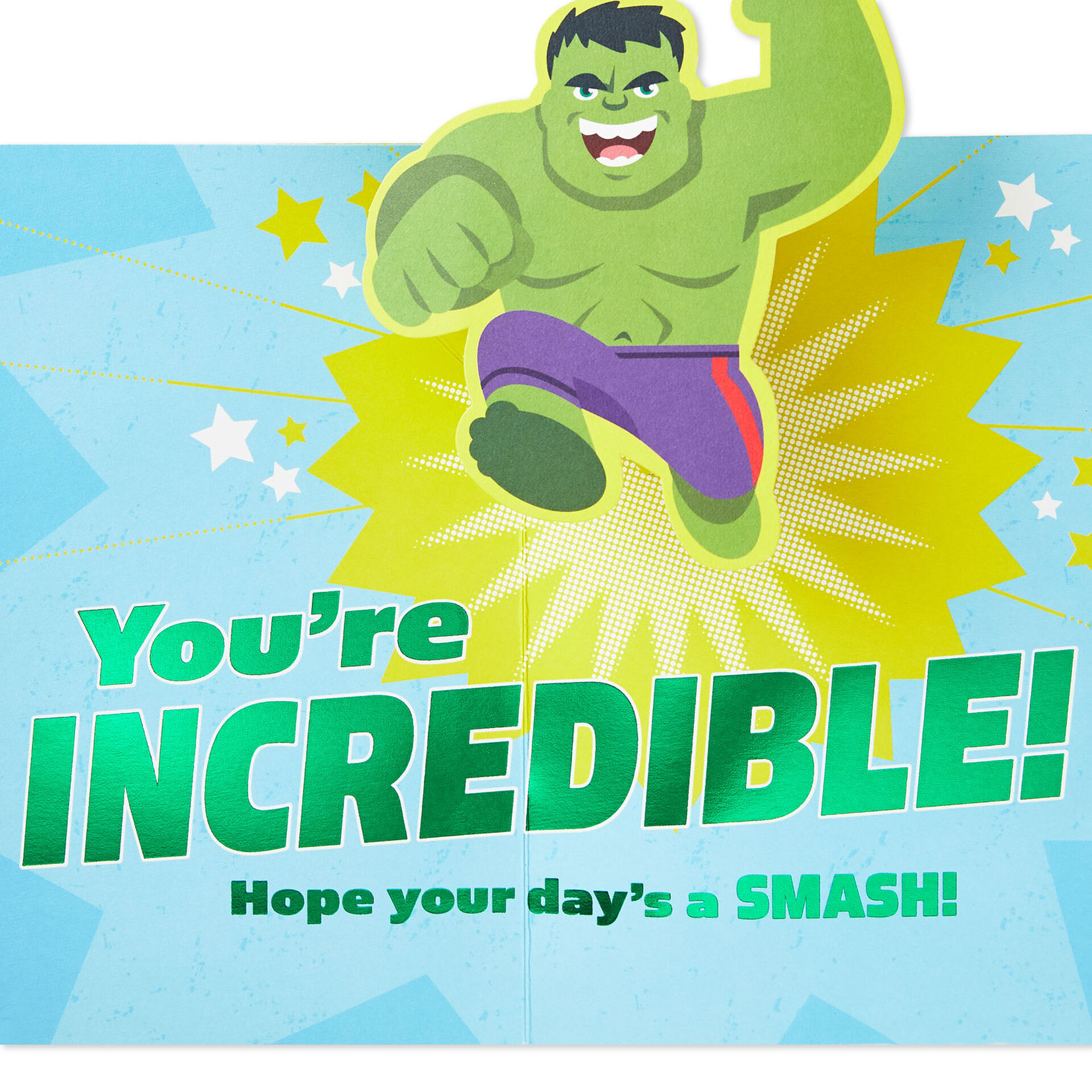 you are incredible card avengers marvel valentines day anniversary birthday  card HULK Encouragement Cards Greeting Cards aloli.ru