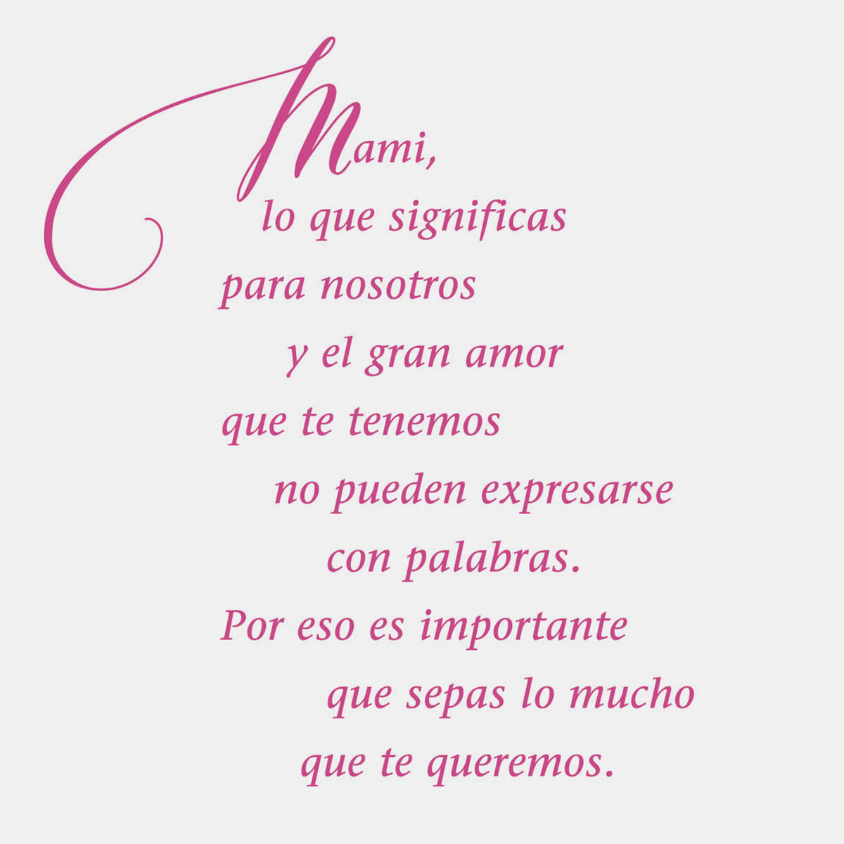 You Fill Our Hearts Spanish-Language Mom Birthday Card - Greeting Cards - Hallmark