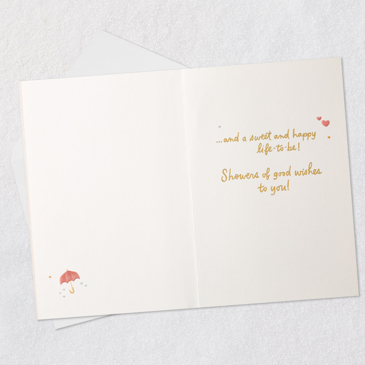 Celebration Icons Wedding Shower Card for Couple Open card with envelope image number 3