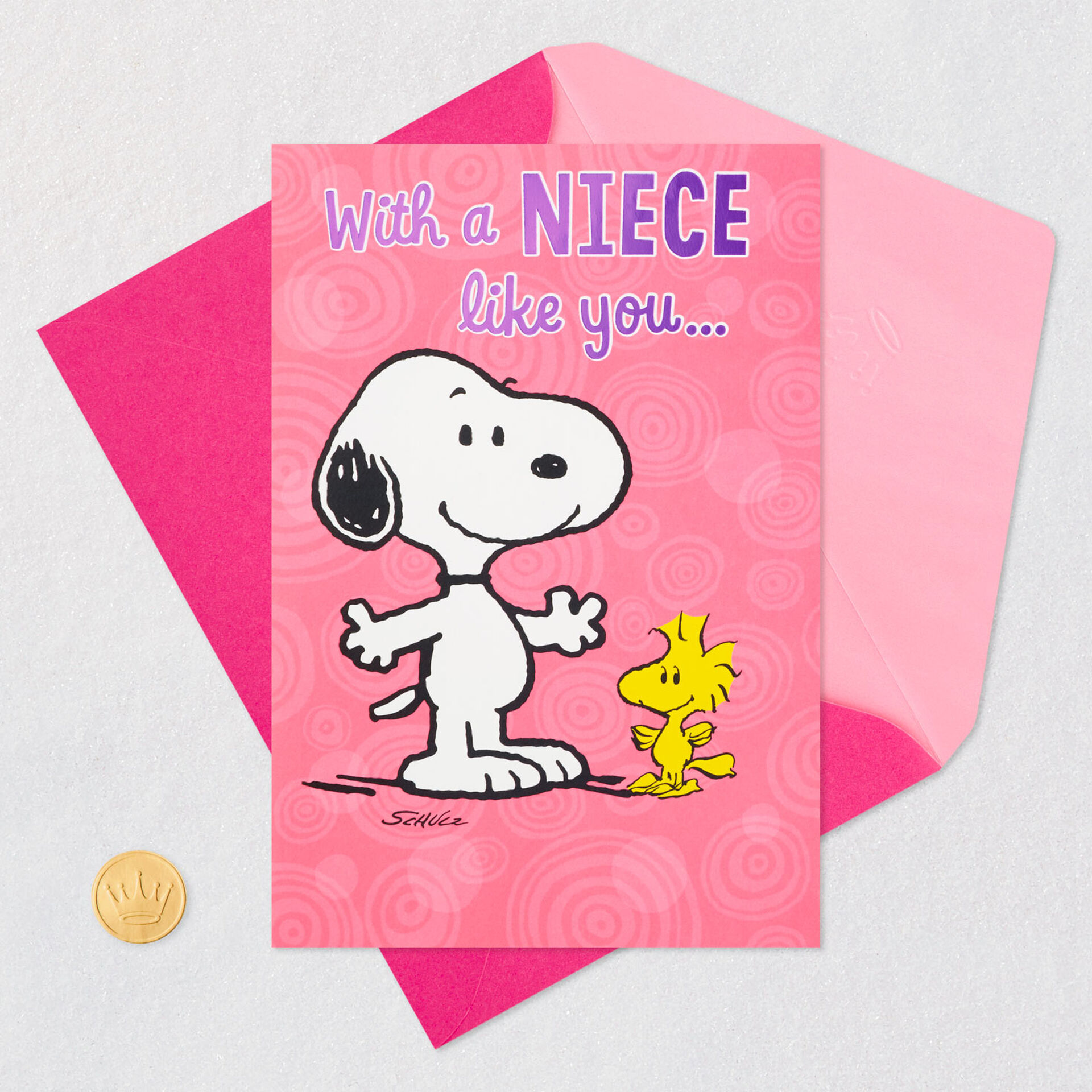 Peanuts® Snoopy Can't Hide the Pride PopUp Birthday Card for Niece