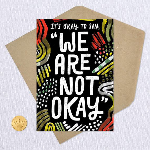 Okay to Not Be Okay Encouragement Card, , large image number 5