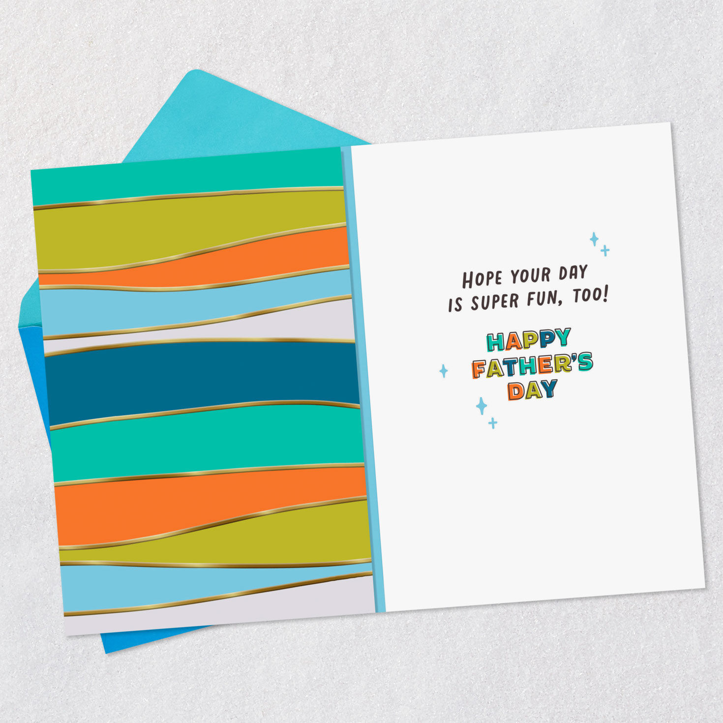 Funcle Funny Father's Day Card Open card with envelope image number 3