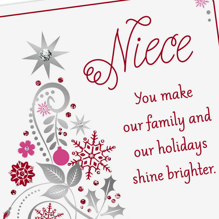 Printable Sentimental Niece Christmas Printable Sentimental Niece Christmas