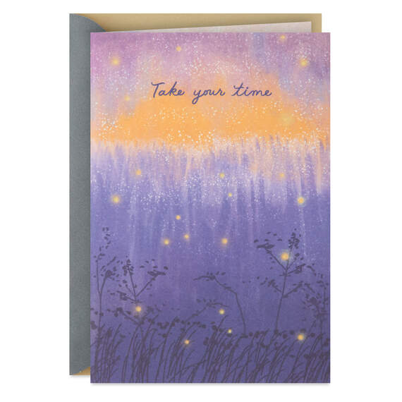 Take Your Time Sympathy Card, , large image number 1