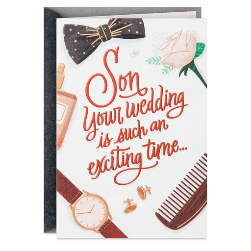 So Thrilled Wedding Card for Son, 