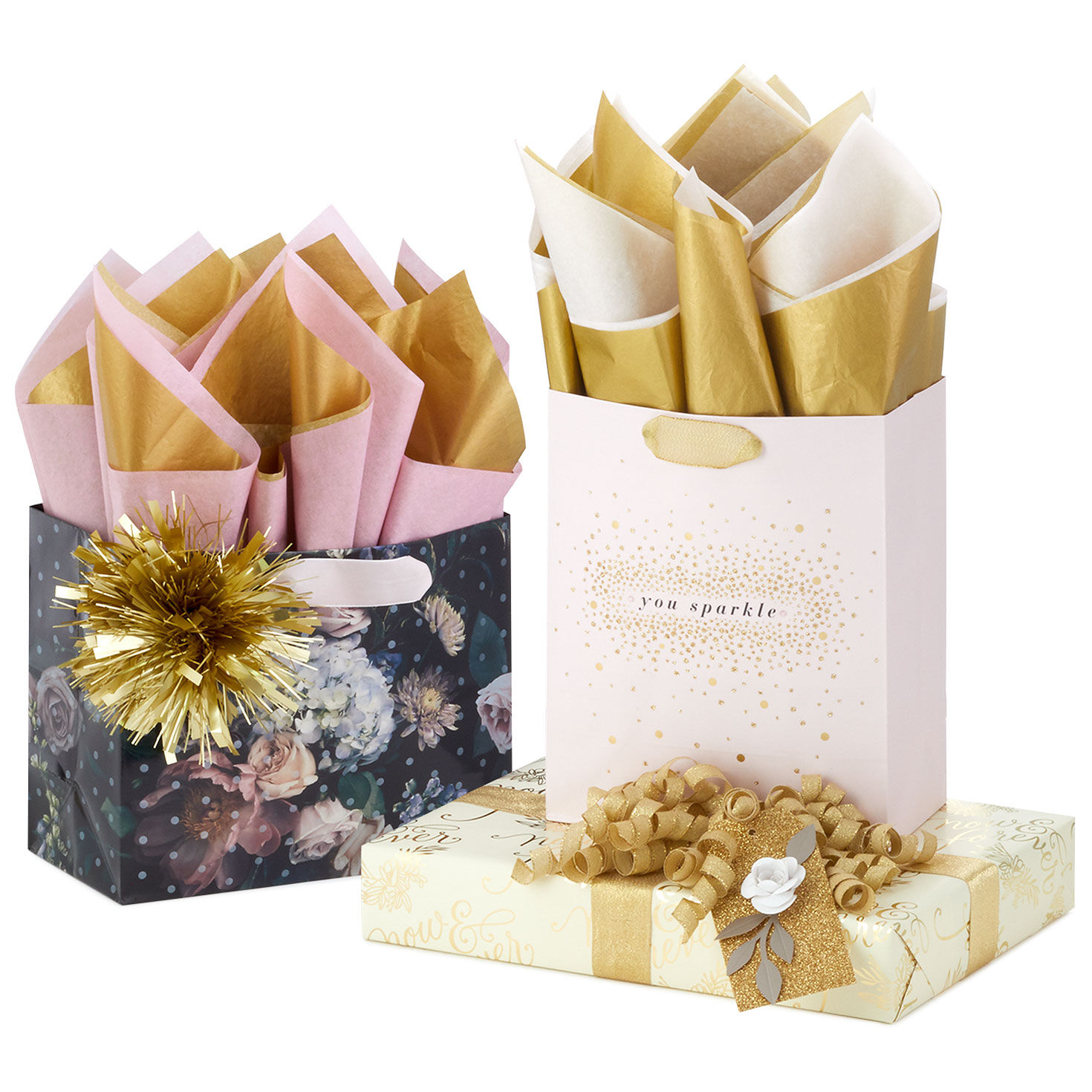 Elegant gift shop bags