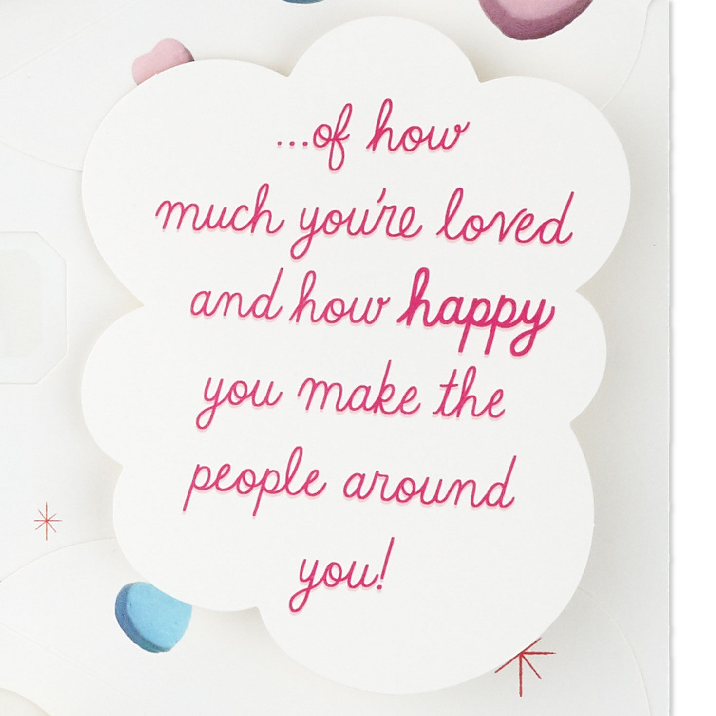 Candy Hearts Musical Pop-Up Valentine's Day Card sentiment image number 3