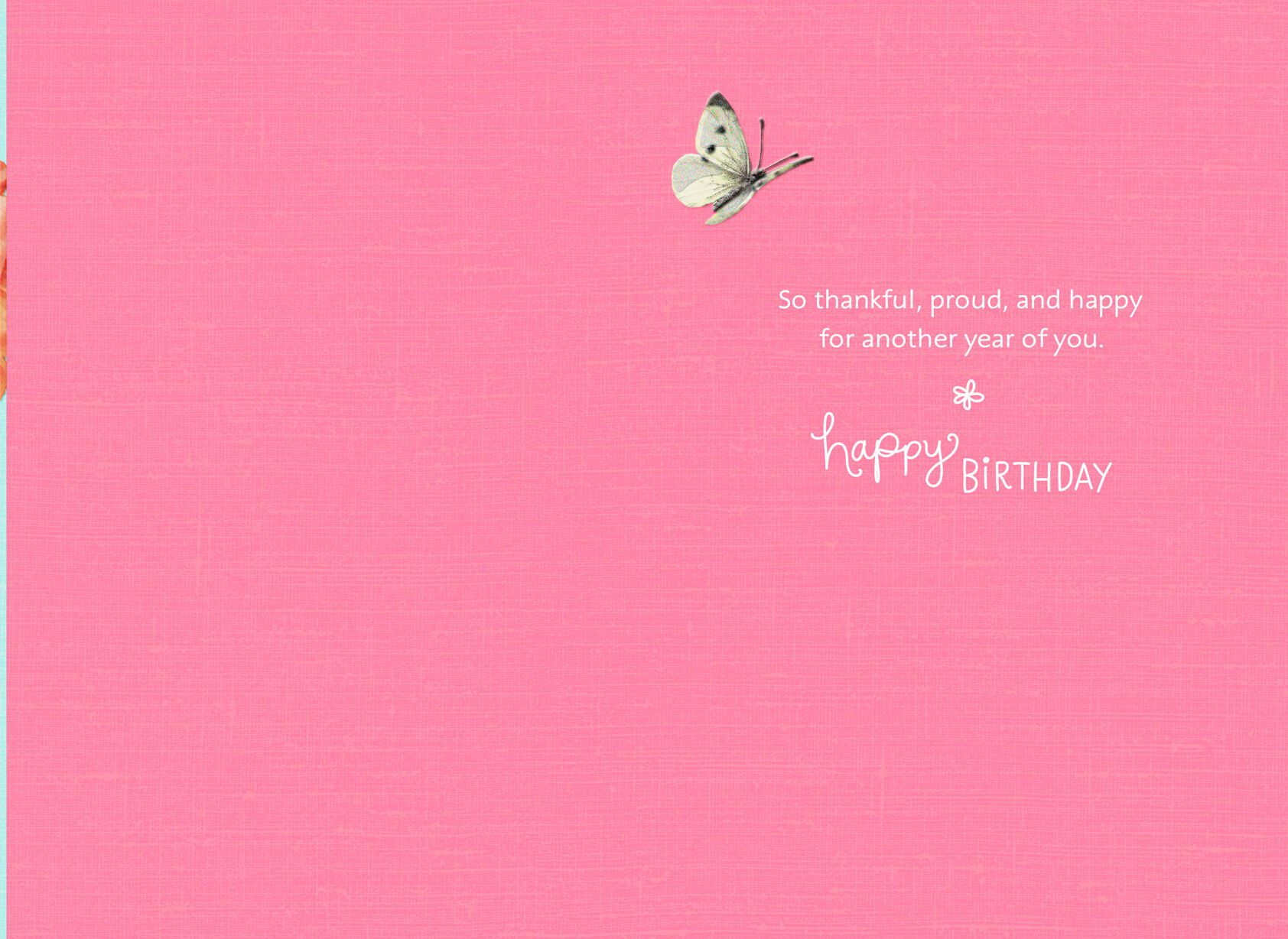 Thankful for You, Daughter Marjolein Bastin Birthday Card