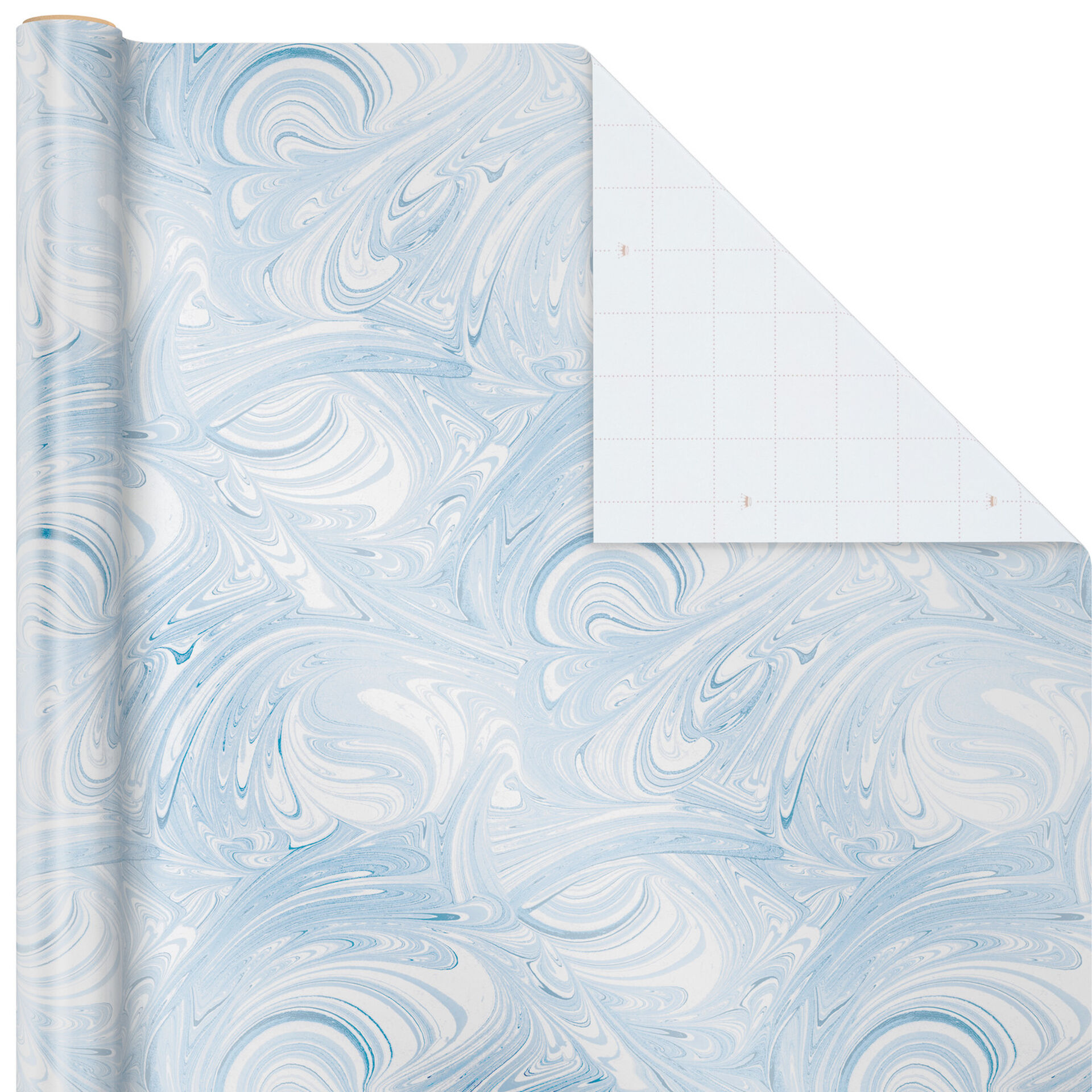 Blue Marbled Wrapping Paper, 27 sq. ft. Wrapping Paper Hallmark