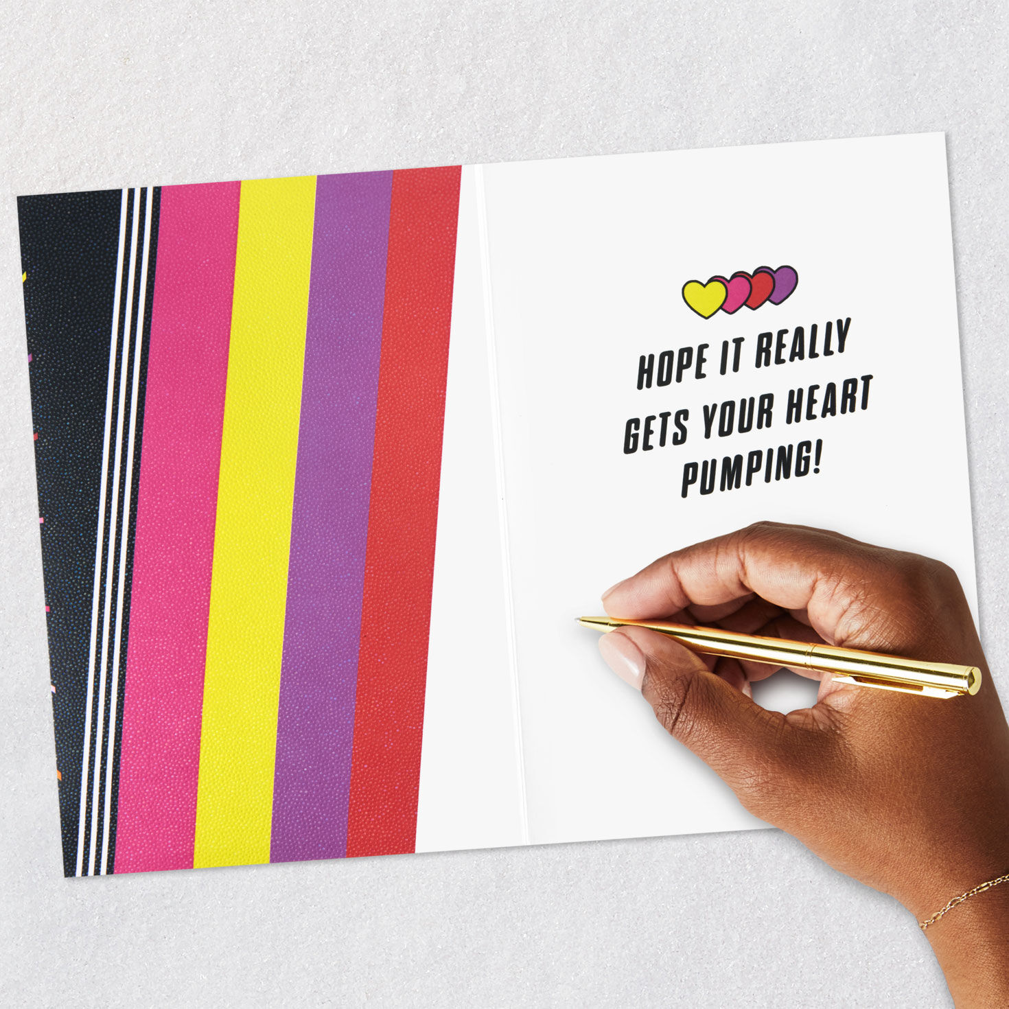 Hope the Day Gets Your Heart Pumping Musical Valentine's Day Card for Kids for only USD 7.99 | Hallmark