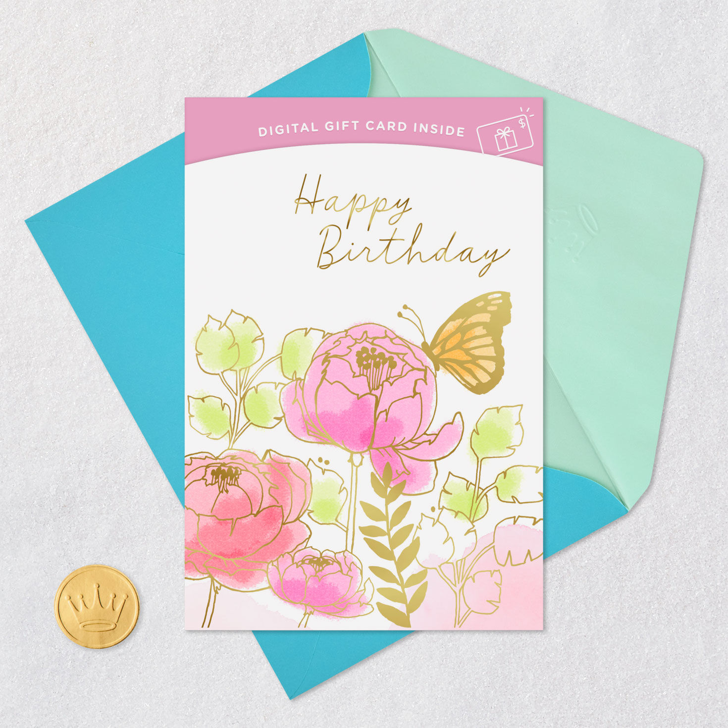 Best Year Yet Butterflies and Flowers Gift Card Greeting Birthday Card for only USD 4.99 | Hallmark