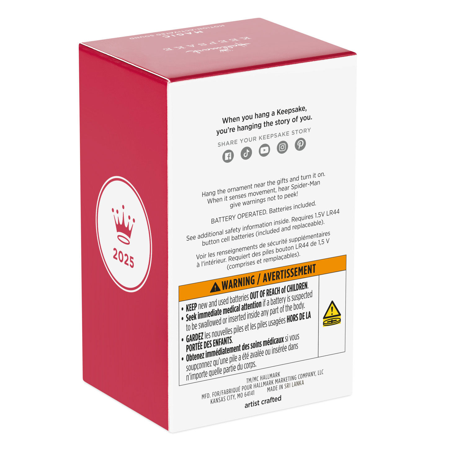 Marvel Spider-Man Peekbuster Keepsake Ornament  image number 8